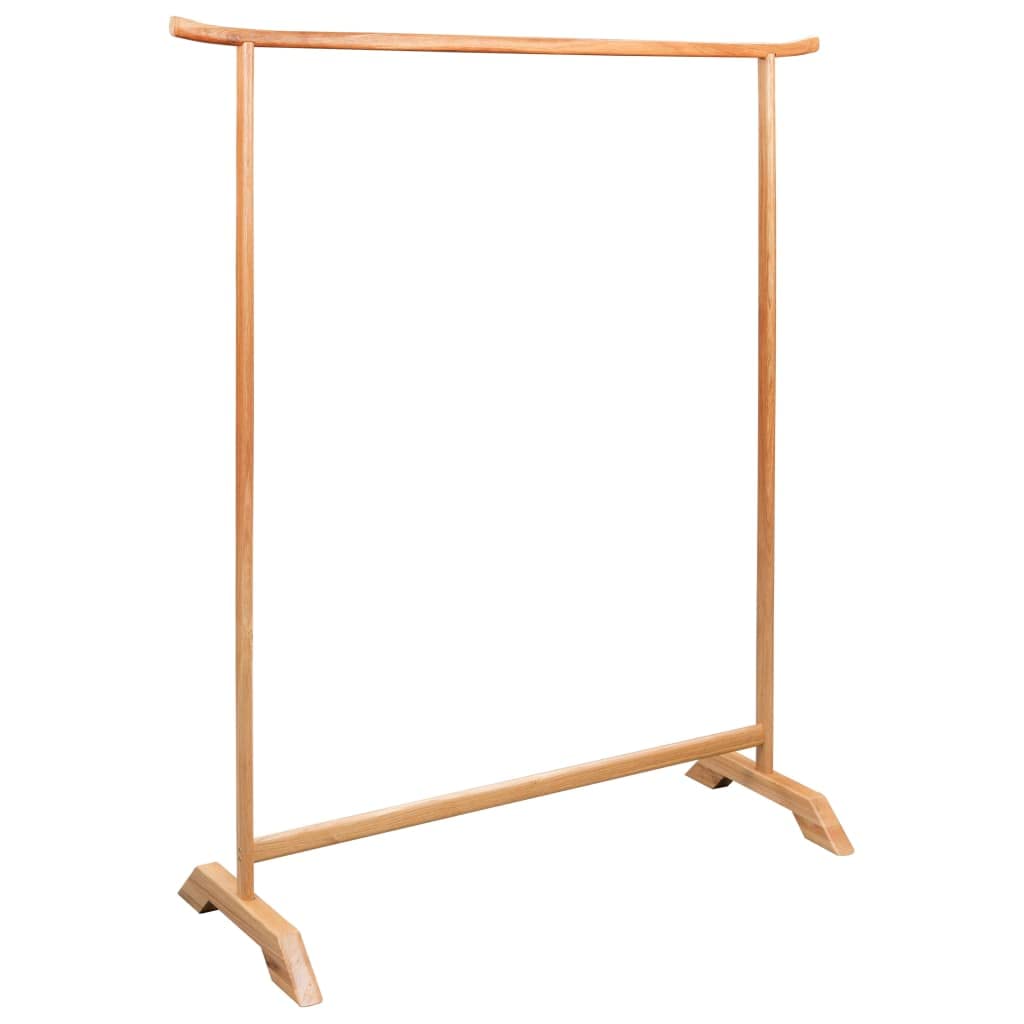 Vidaxl Clothes Rack 49.2&quot;X68.9&quot; Solid Oak Wood