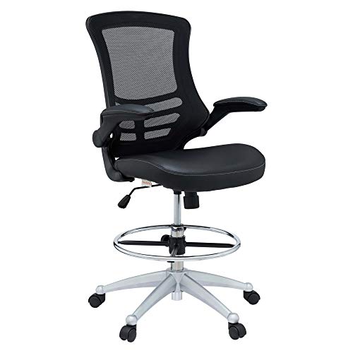 Ergode Attainment Vinyl Drafting chair - Black