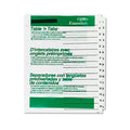 Table 'N Tabs Dividers, 15-Tab, Letter