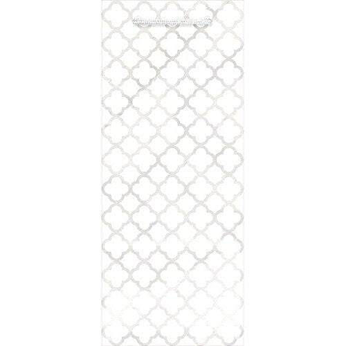 Amscan Picture Perfect Party Printed Glossy Bottle Bag, White, 12.9'' x 5.3''