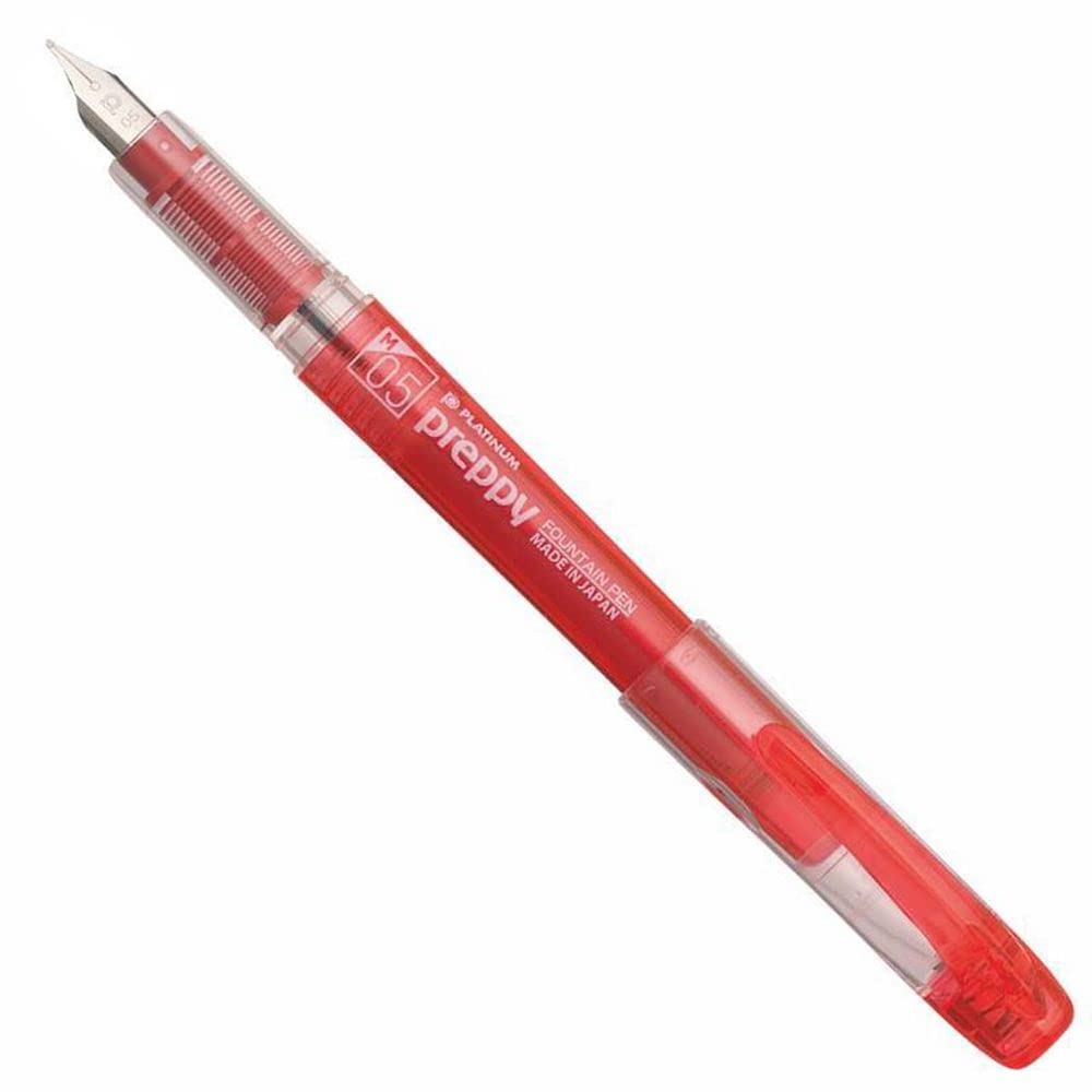Platinum Fountain Pen, Preppy, Medium Nib, Red (1716113.0)