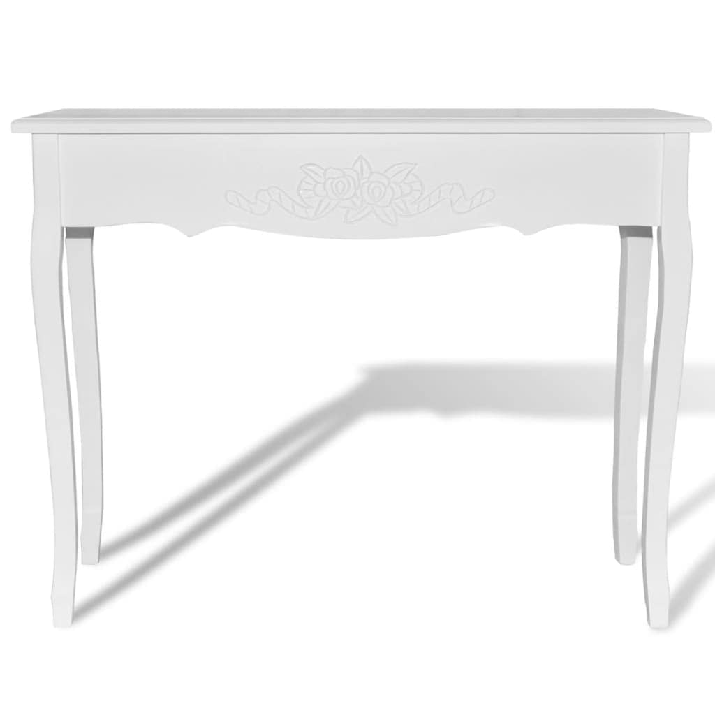 vidaXL White Dressing Console Table