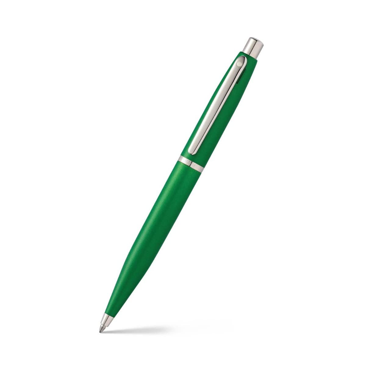 Sheaffer Vfm Very Green Ballpoint Pen With Chrome Trim