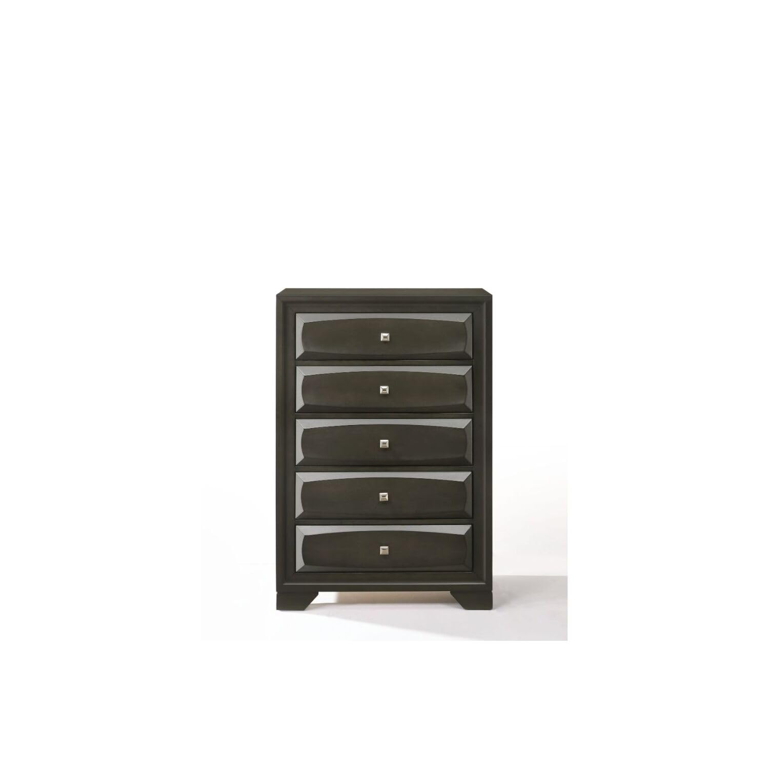 Acme Soteris 5 Drawer Chest in Antique Gray