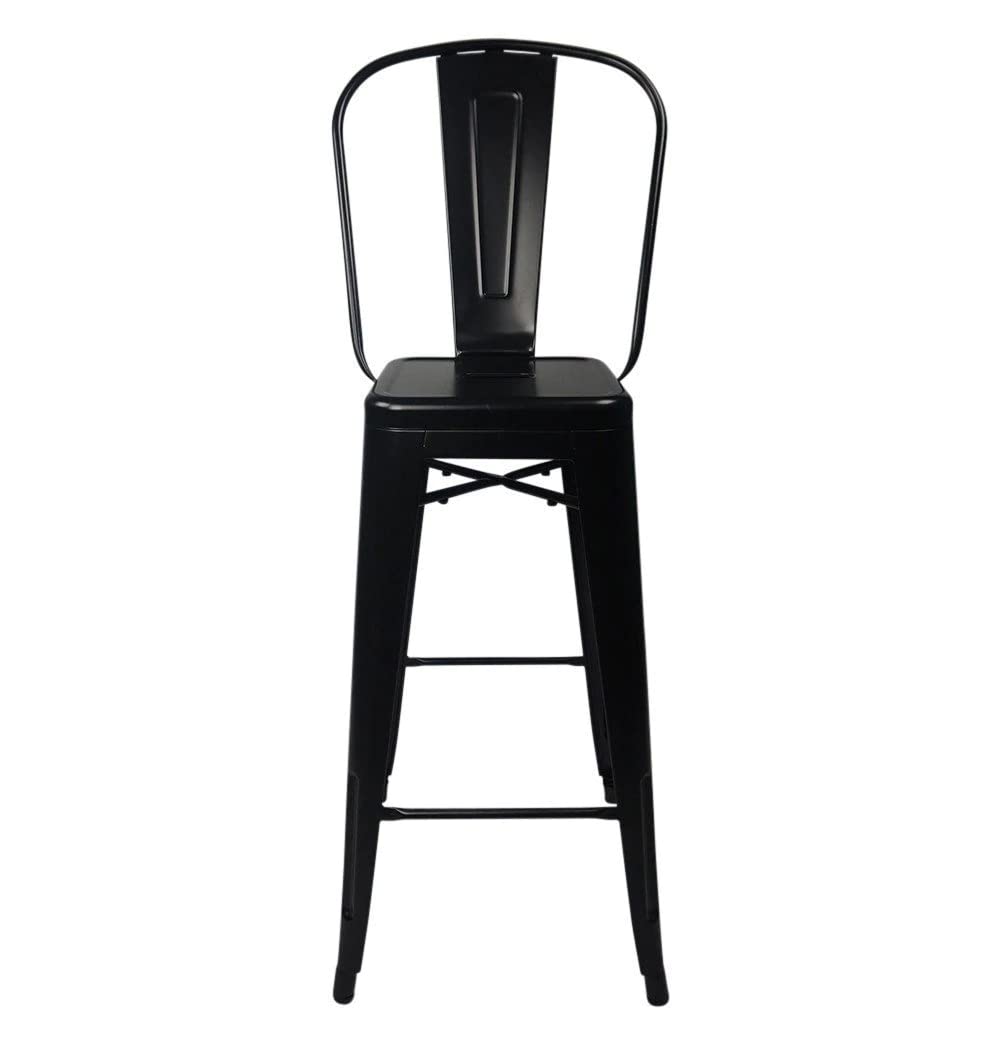 GFURN Bastille Bar Stool High Back Chair