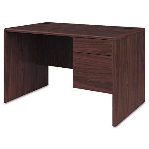 Hon 10700 Series Wood Laminate Office Suites-Small Office Desk, B/F, 48&quot;X30&quot;X29-1/2&quot;, Mahogany