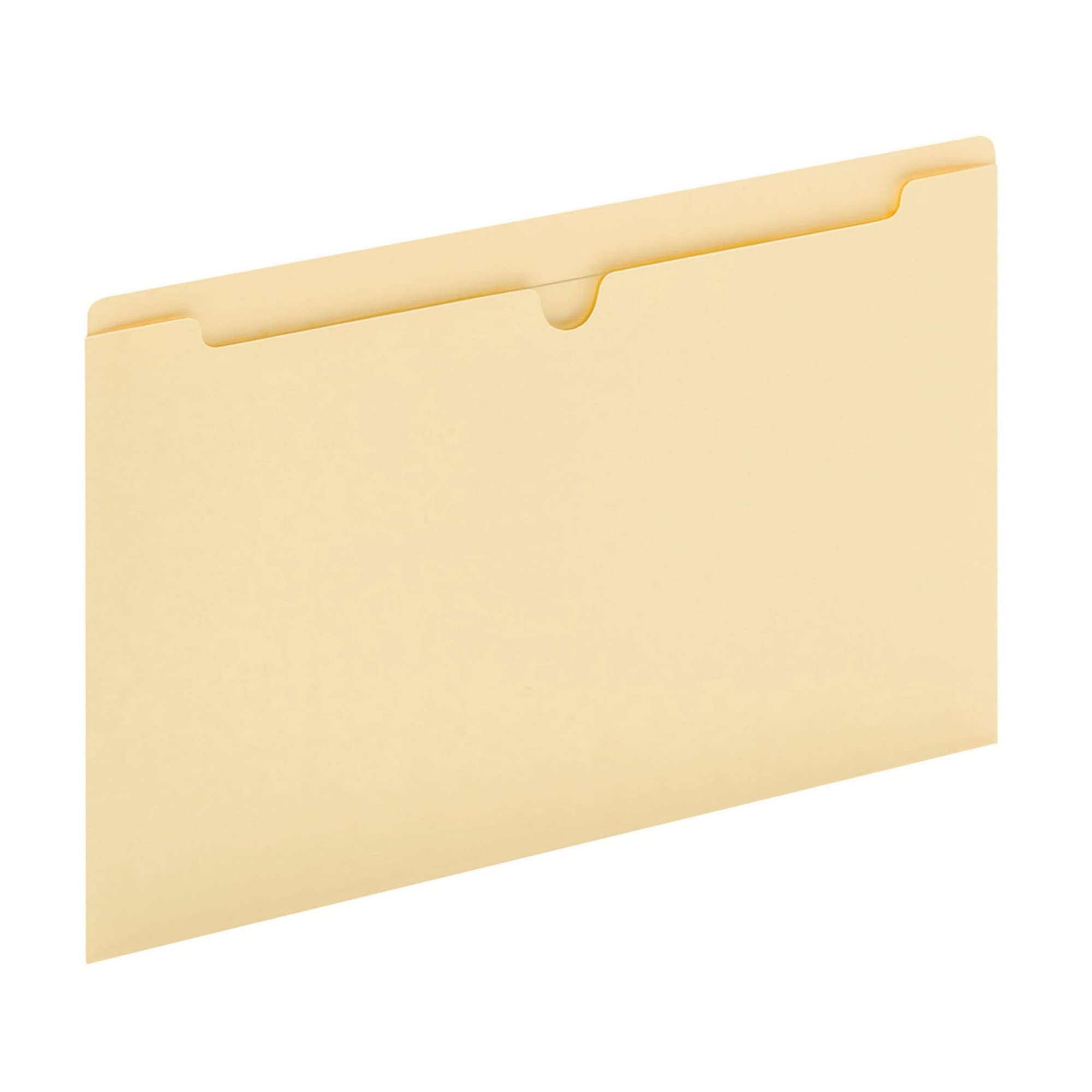 Office Depot Manila Single-Top File Jackets, 8 1/2In. X 14In., Legal Size, Box Of 100, Odb3015