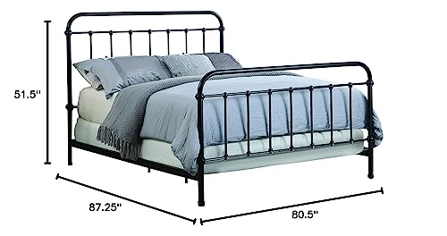Coaster Home Furnishings Livingston Eastern King Panel Metal Bed Dark Bronze