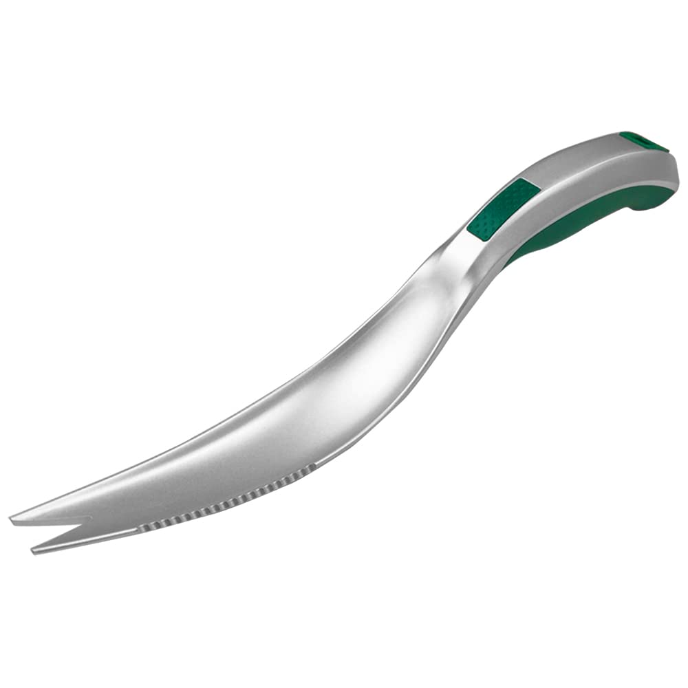 Kbenison One-Piece Aluminum Gardening Weed Tools, Hand Garden Weeder Tool, Ergonomic Handle Best Weeding Tool, Weed Pull Tool Wi