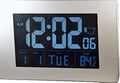 Sonnet Atomic Desk/Bedroom Alarm Clock Black 1.75 Display with White LCD Numbers