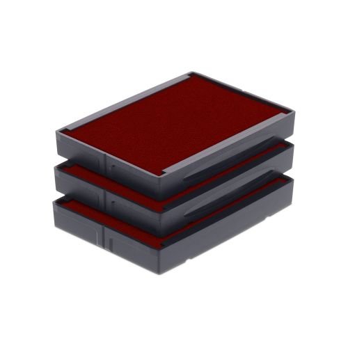 Trodat Replacement Ink Cartridge 6/4929 - Pack Of 3 Color Red