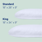 Casper Sleep Original Pillow For Sleeping, King, White