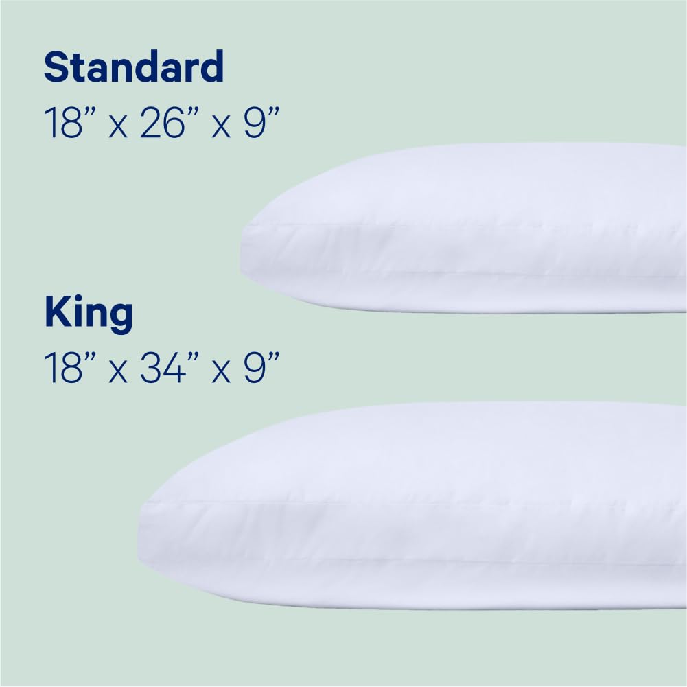 Casper Sleep Original Pillow For Sleeping, King, White