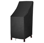 Mavincher Patio Chair Covers, High Back Outdoor Chair Covers Waterproof, 600D Heavy Duty Lawn Outside Barstool Chair Covers,Fits