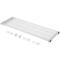 HARFINGTON Expandable Closet Tension Shelf 28.74 to 49.21 Adjustable Closet Organizer 2.4 x 9.45 Flower Pattern Storage Rack