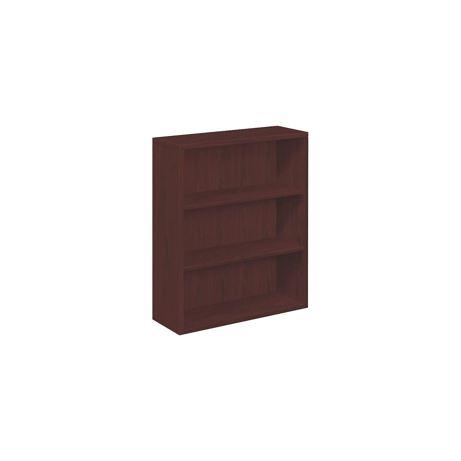HON 10500 Series 3-Shelf Bookcase, 43 3/8-inch H x 36-inch W x 13 1/8-inch D, Mahogany (HON105533NN)