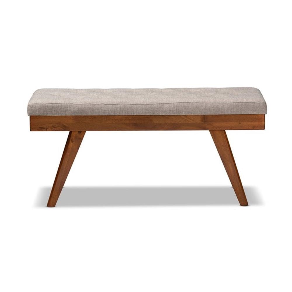 Baxton Studio Alona Dining Bench - Thumbnail 3