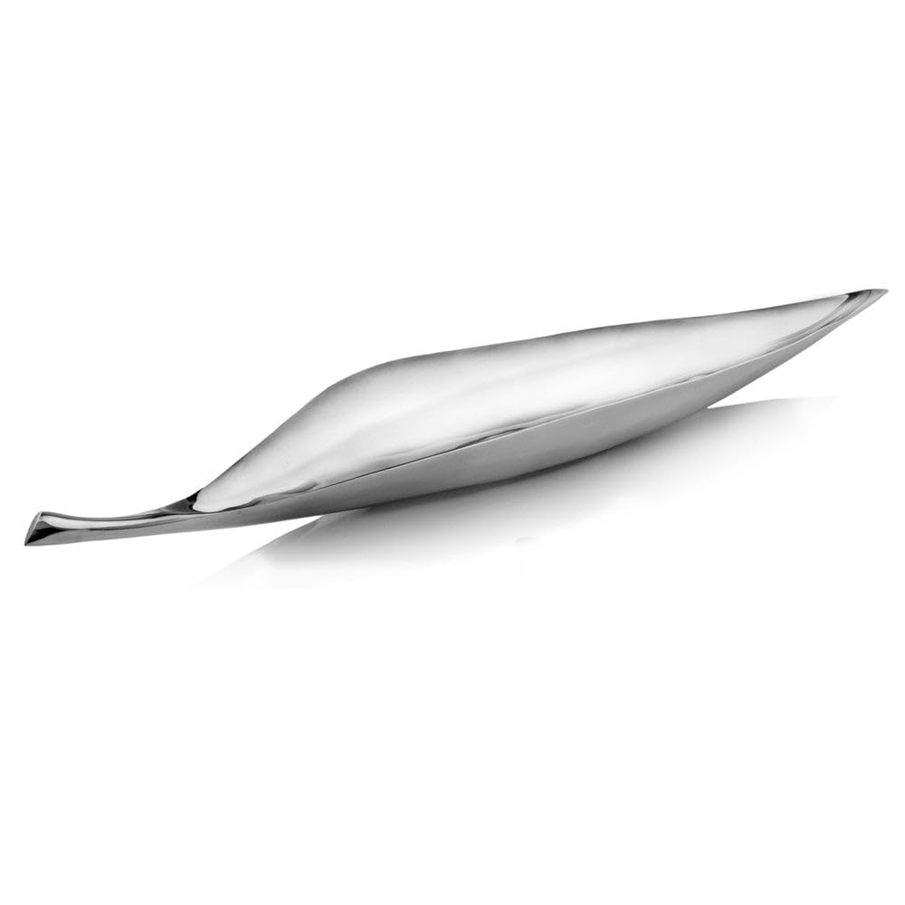 HomeRoots Decor 7.5-inch x 36-inch x 3-inch Buffed Tip, Long Leaf - Tray
