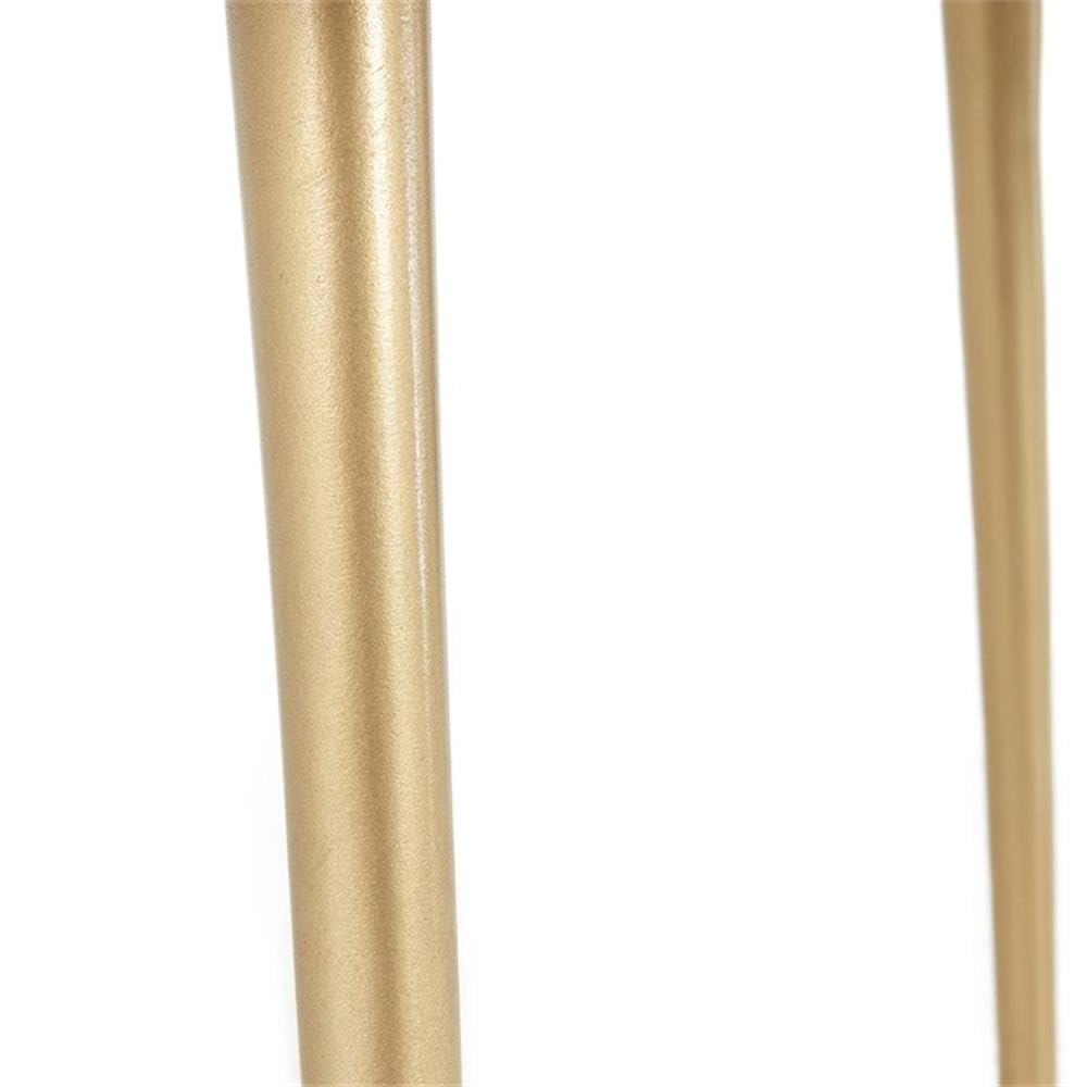 Kosas Home Violetta Transitional Aluminum Coffee Table in Gold