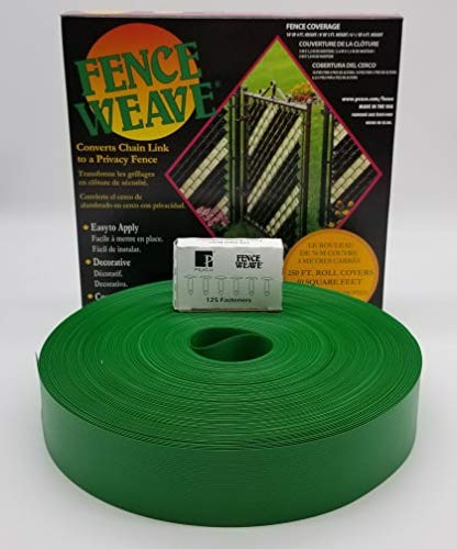 Pexco Brand Fence Weave 250' Roll - Green - Made In The Usa!