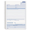 Spiralbound Proposal Form Book, 8 1/2 X 11, Two-Part Carbonless, 50 Sets/Book
