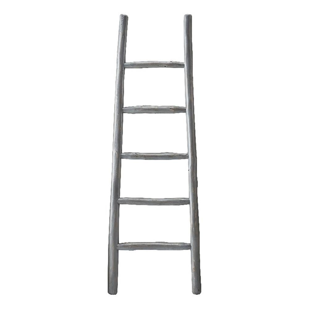 Progressive Furniture Millie Wood Blanket Ladder In August Gray