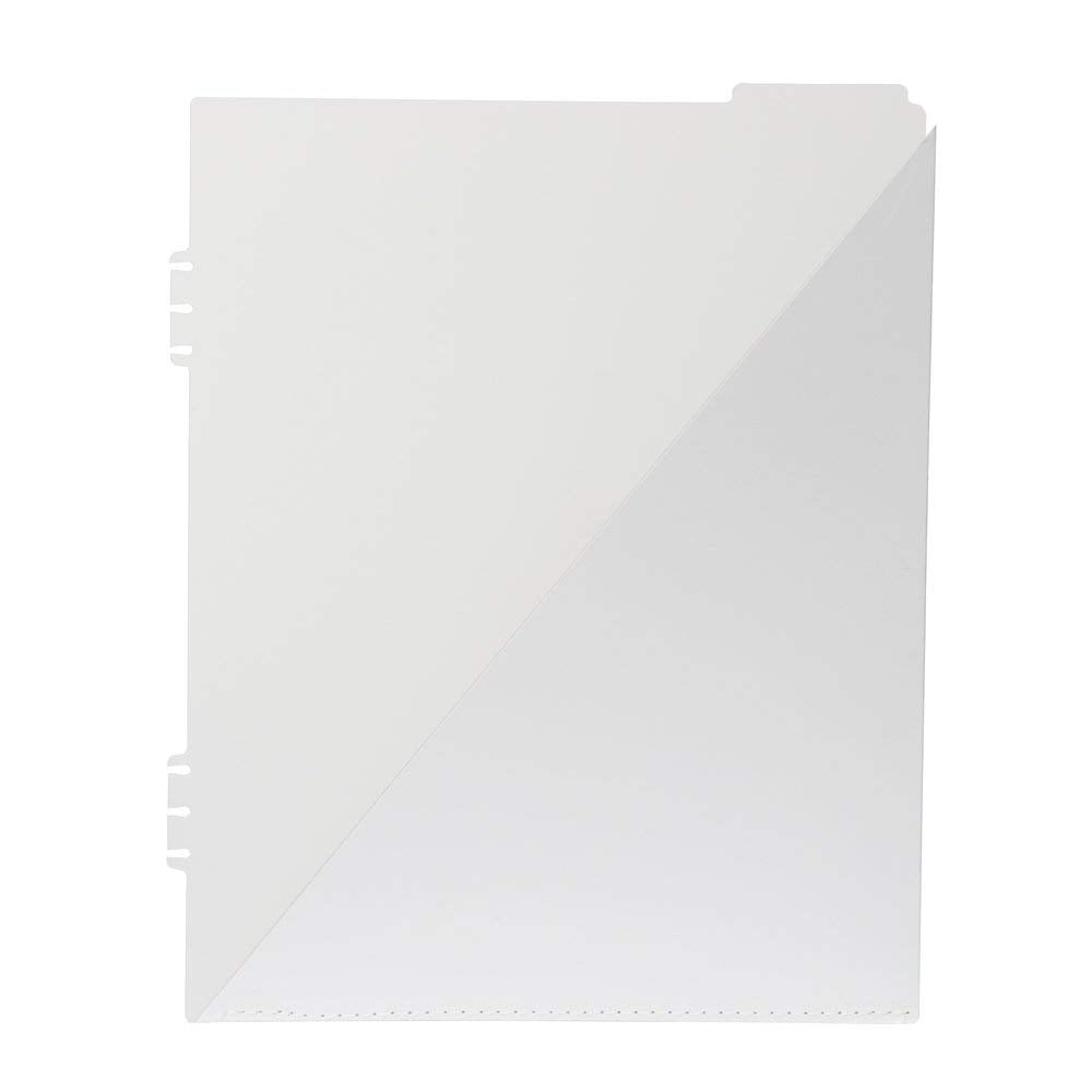 Russell+Hazel Russel+Hazel Signature Spiral Paper Pocket Folders, 3-Pack 44305, White