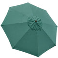 Mtn Gearsmith New 9' Ft Market Patio Garden Umbrella Replacement Canopy Canvas Cover Green