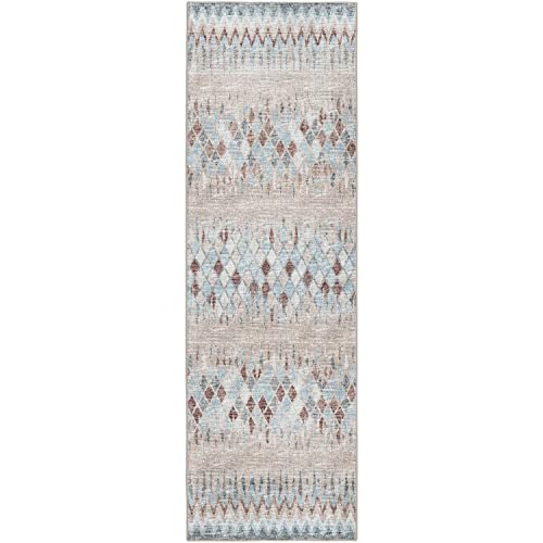 Winslow Wl5 Taupe Transitional Rug Runner 2' 6&quot; X 10'