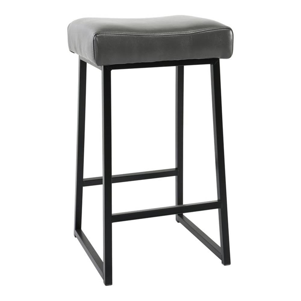 Kosas Home Amber 26&quot; Counter Stool Smokey Grey (Set of 2)