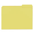 Universal Heavyweight Colored File Folders With Top Tabs Folder,Reinforce1/3Ltr,Yw (Pack Of3)