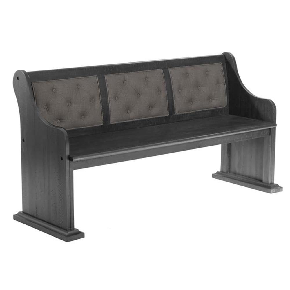 Best Quality Furniture Dining Bench, Gray