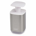 Joseph Joseph Presto Stainless-Steel Hygienic Easy-Push Soap Dispenser with Wide Pump, White
