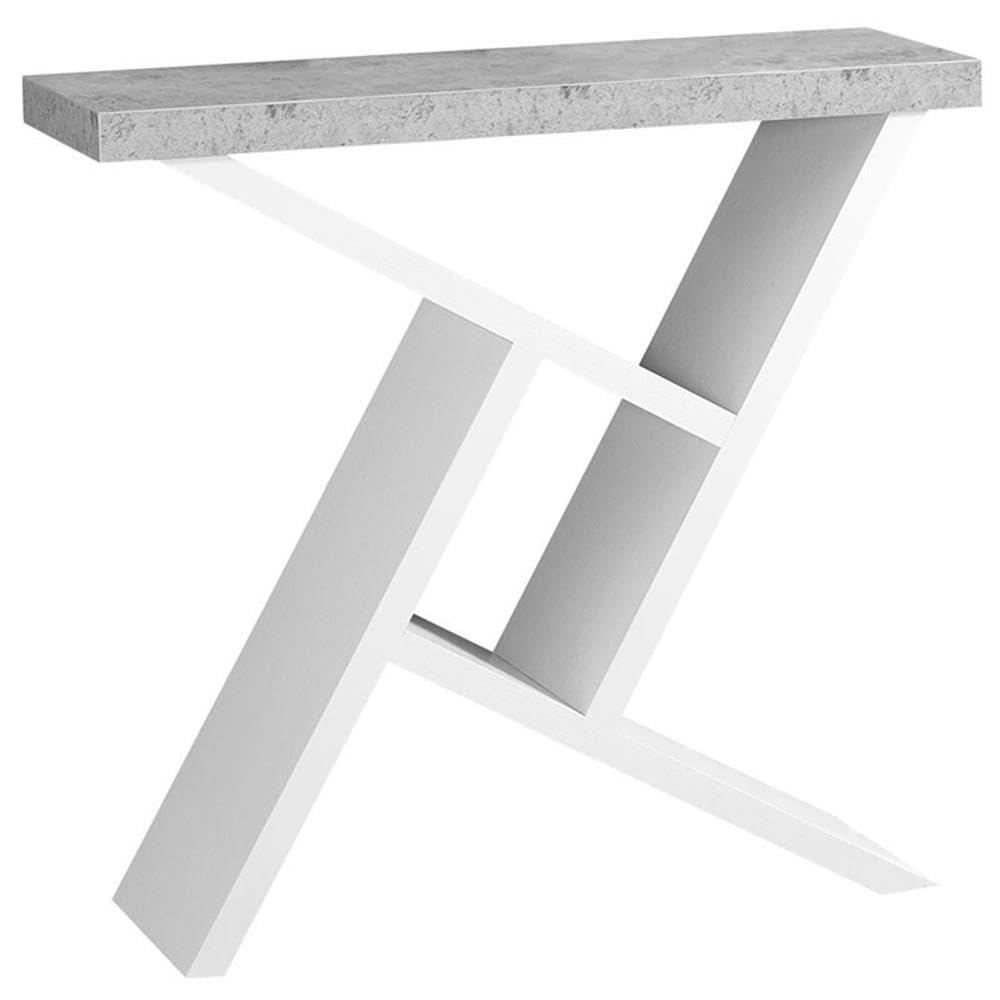 Monarch Specialties Accent Table, 36" L, White