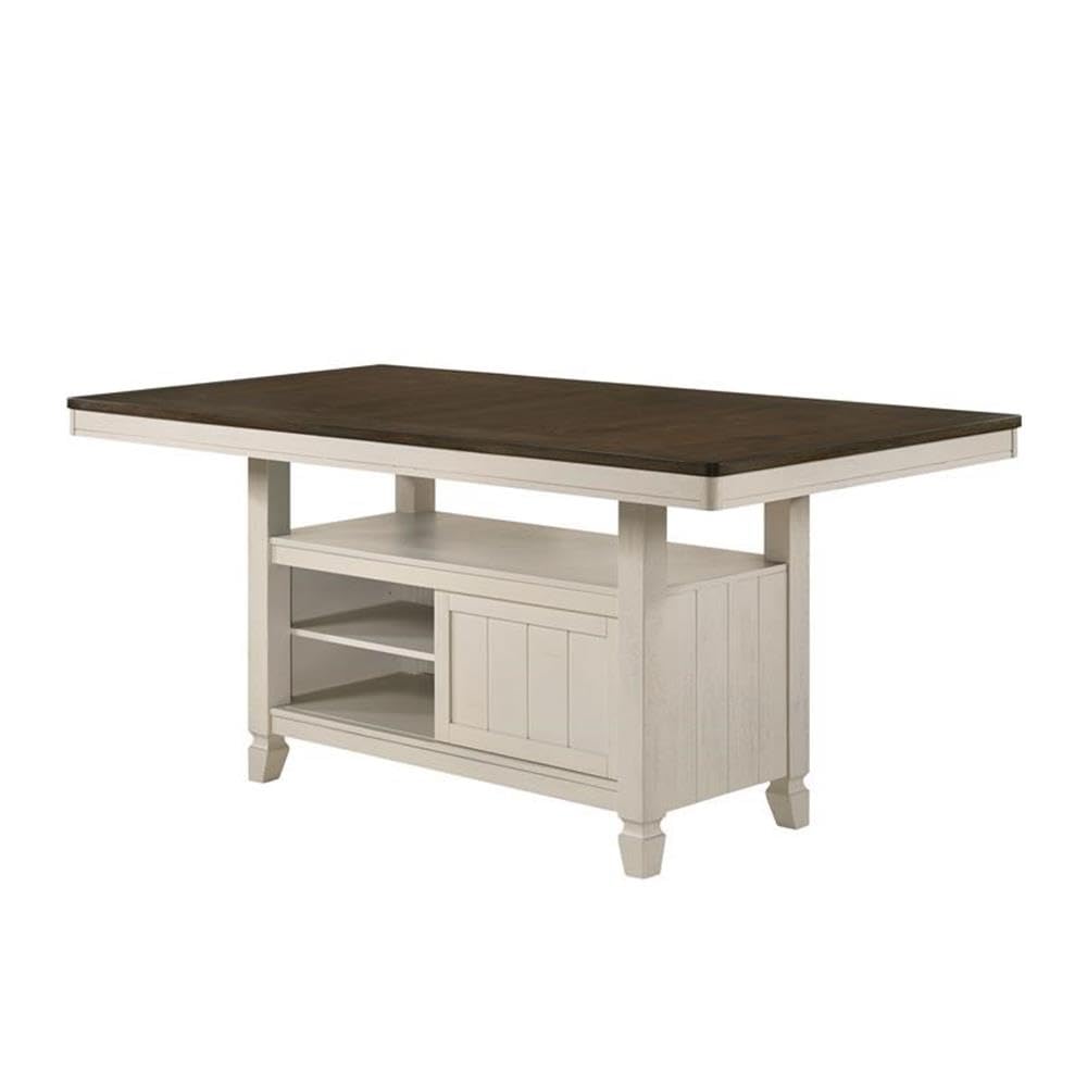 Acme Martha II Rectangular Wooden Counter Height Table