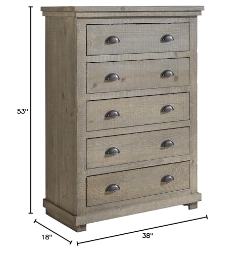Progressive Furniture Willow Chest, Weathered Gray