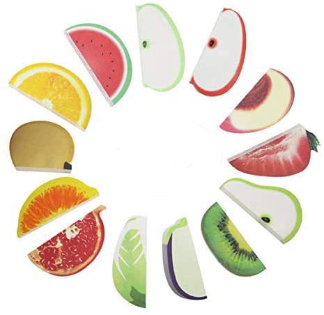 Sticky Note 3D Fruit And Vegetable Sticky Note Message Note Highlights Bookmark Suitable For Home Office School Holiday Gifts An