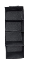 Destiny Ent 4 Shelves Hanging Organiser For Wardrobe, Hanging Storage Organiser, Wardrobe Organizer For Storage, Cloth Organizer