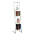 Convenience Concepts Designs2Go 4 Tier Ladder Bookshelf, White