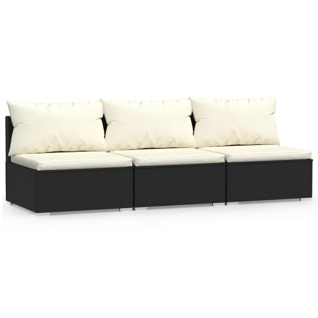 vidaXL Patio Furniture Middle Sofa - Thumbnail 4