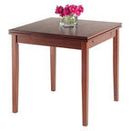 Ergode Wood Pulman Extension Table | Practical & Space-Saving | Walnut Finish | Extends to 48' | Accommodates 4 Guests | Easy Assembly