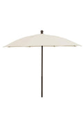 Fiberbuilt 9' Oct Patio Umbrella 6 Rib Push Up Champagne Bronze with Natural Spun Poly Canopy