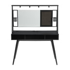 Coaster Home Furnishings Jessie Writing Desk with USB Ports Black and Gunmetal