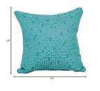Blazing Needles Square Polyester Jacquard Throw Pillow, 17", Banyan Seagla