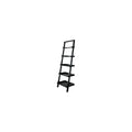 Winsome Bellamy 5-Shelf 69H Leaning Bookcase, Black (29553)
