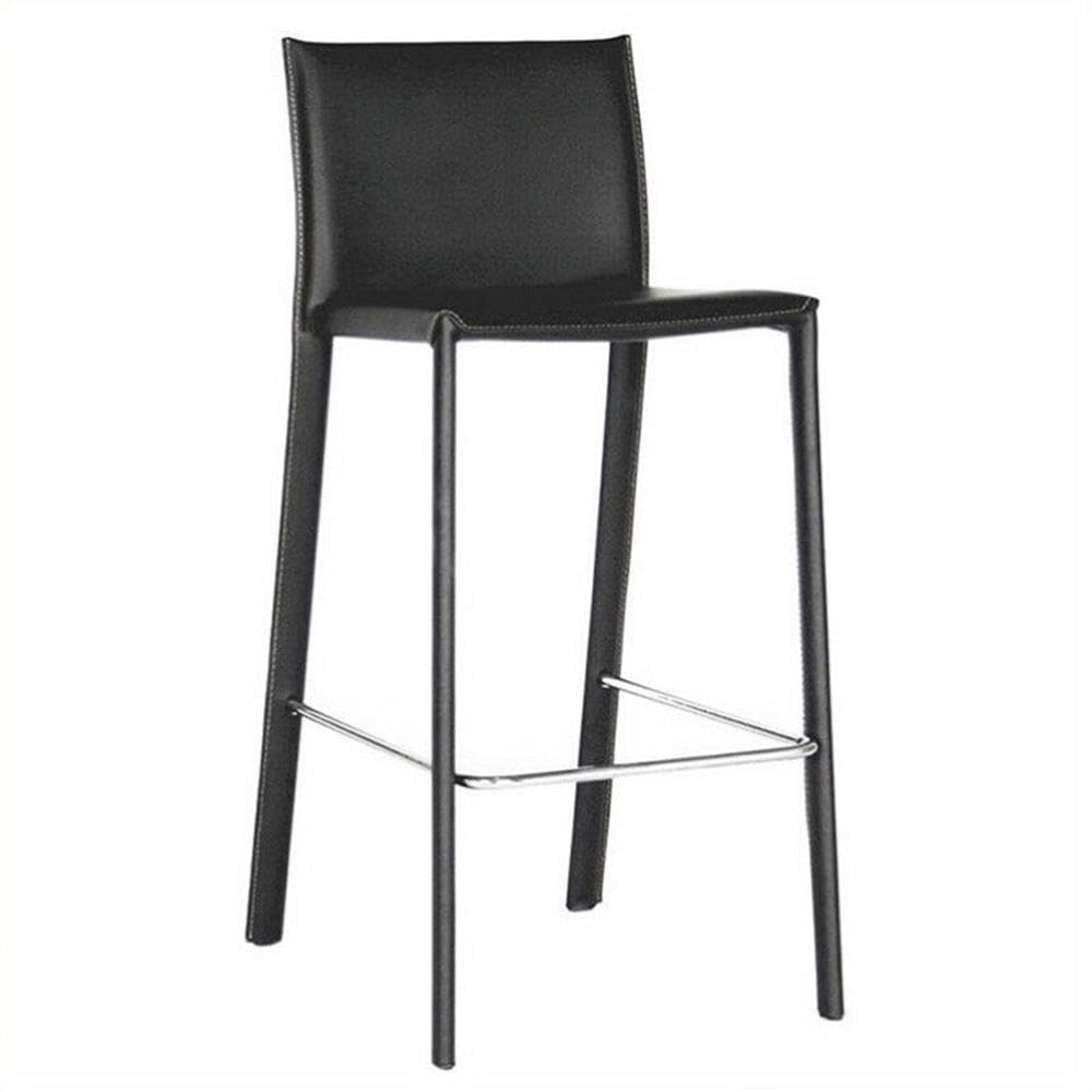 Bar Stool In Black (Set Of 2)