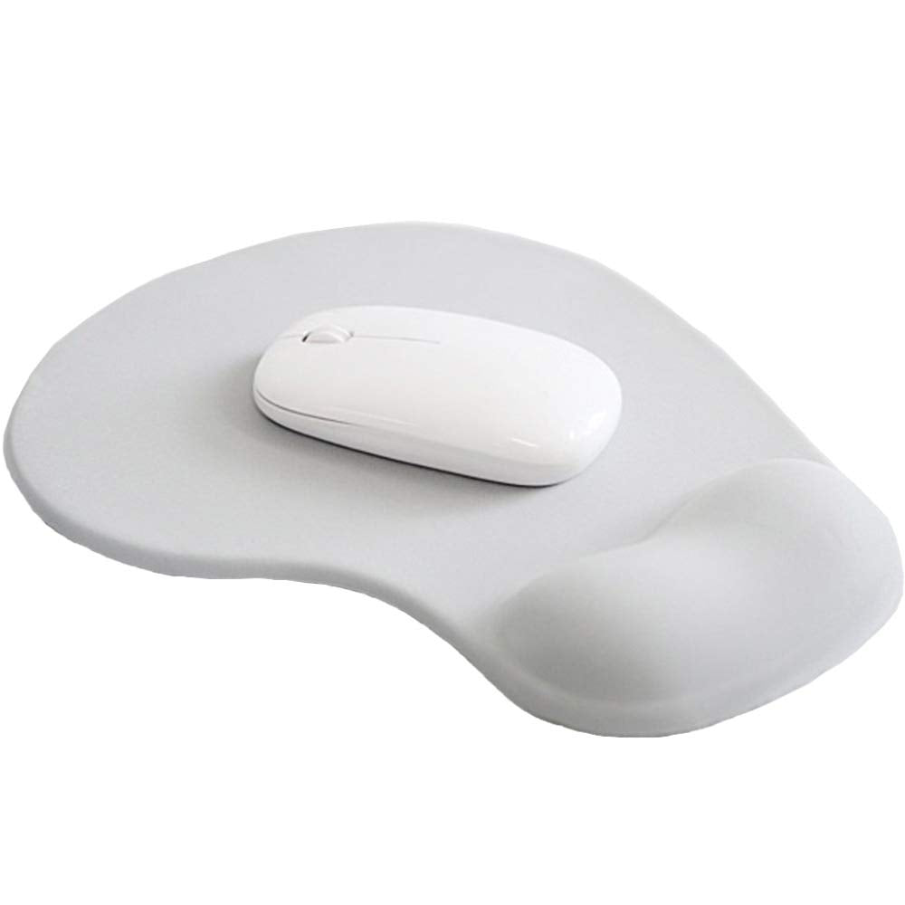 Office Mousepad With Gel Wrist Support - Ergonomic Gaming Desktop Mouse Pad Wrist Rest - Design Gamepad Mat Rubber Base For Lapt