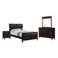 Coaster Carlton Full Bed 4-Piece Set, Cappuccino
