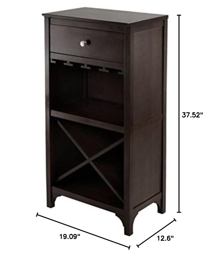 Ergode Ancona Wine Modular Unit - Elegant, Functional, Customizable | Space-Saving Storage