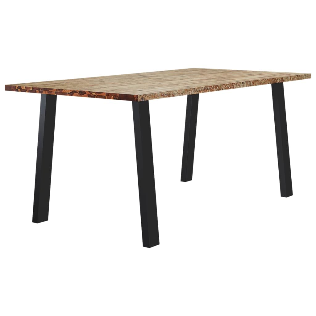vidaXL Dining Table Solid Acacia Wood 200 x 90 x 75 cm, 353299